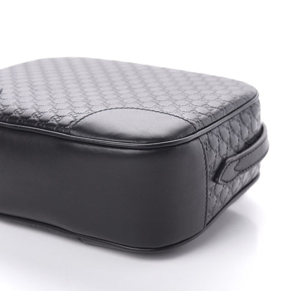 Gucci Microguccissima Mini Bree Messenger Bag Black 9 of 10