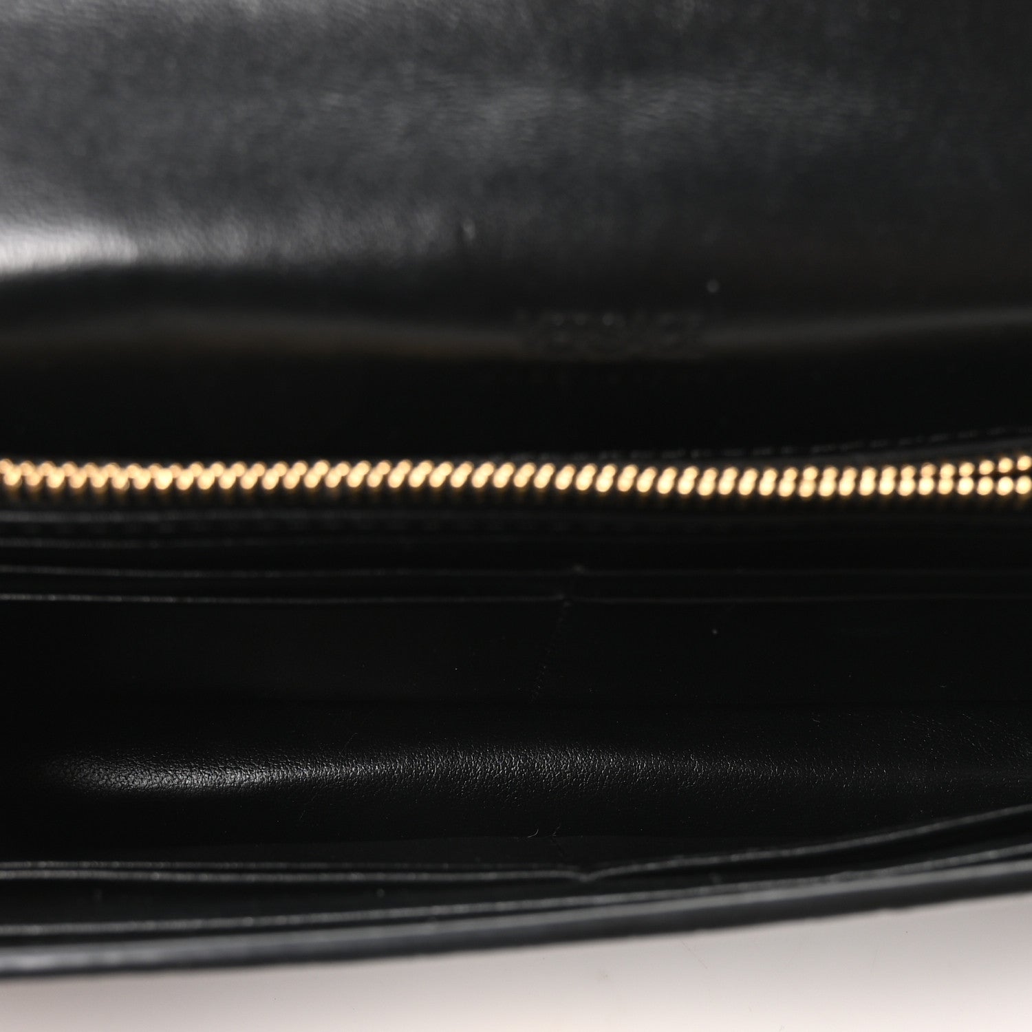 Versace Crocodile Embossed Calfskin Greca Goddess Wallet On Chain Black 5 of 9