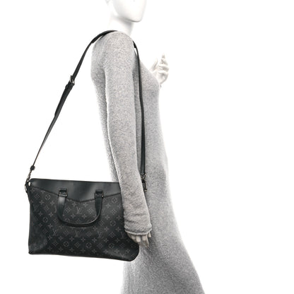 Louis Vuitton Monogram Eclipse Explorer Briefcase 2 of 9