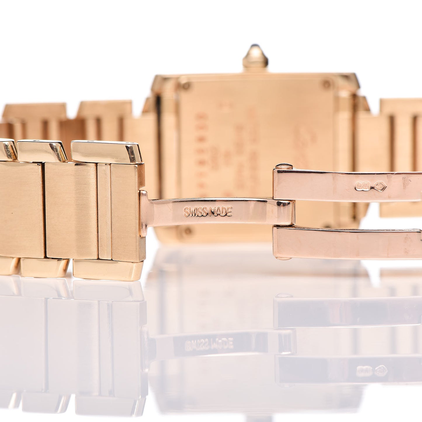 18K Yellow Gold 20mm Tank Francaise Quartz Watch