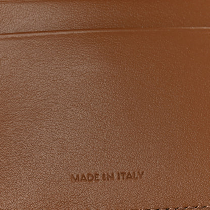 Celine Canvas Triomphe Compact Triomphe Wallet With Coin Purse Tan 8 of 10