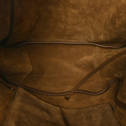 Saint Laurent Suede Le 5 A 7 Bea Tote Caramel Cognac 5 of 10