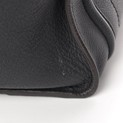 Celine Drummed Calfskin Mini Luggage Anthracite 17 of 18
