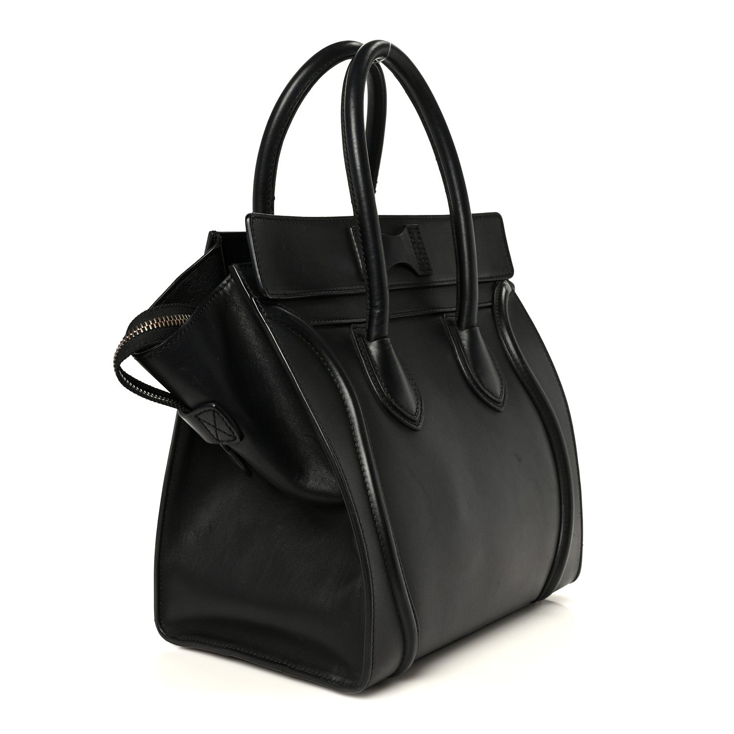 Celine Smooth Calfskin Mini Luggage Black 3 of 11
