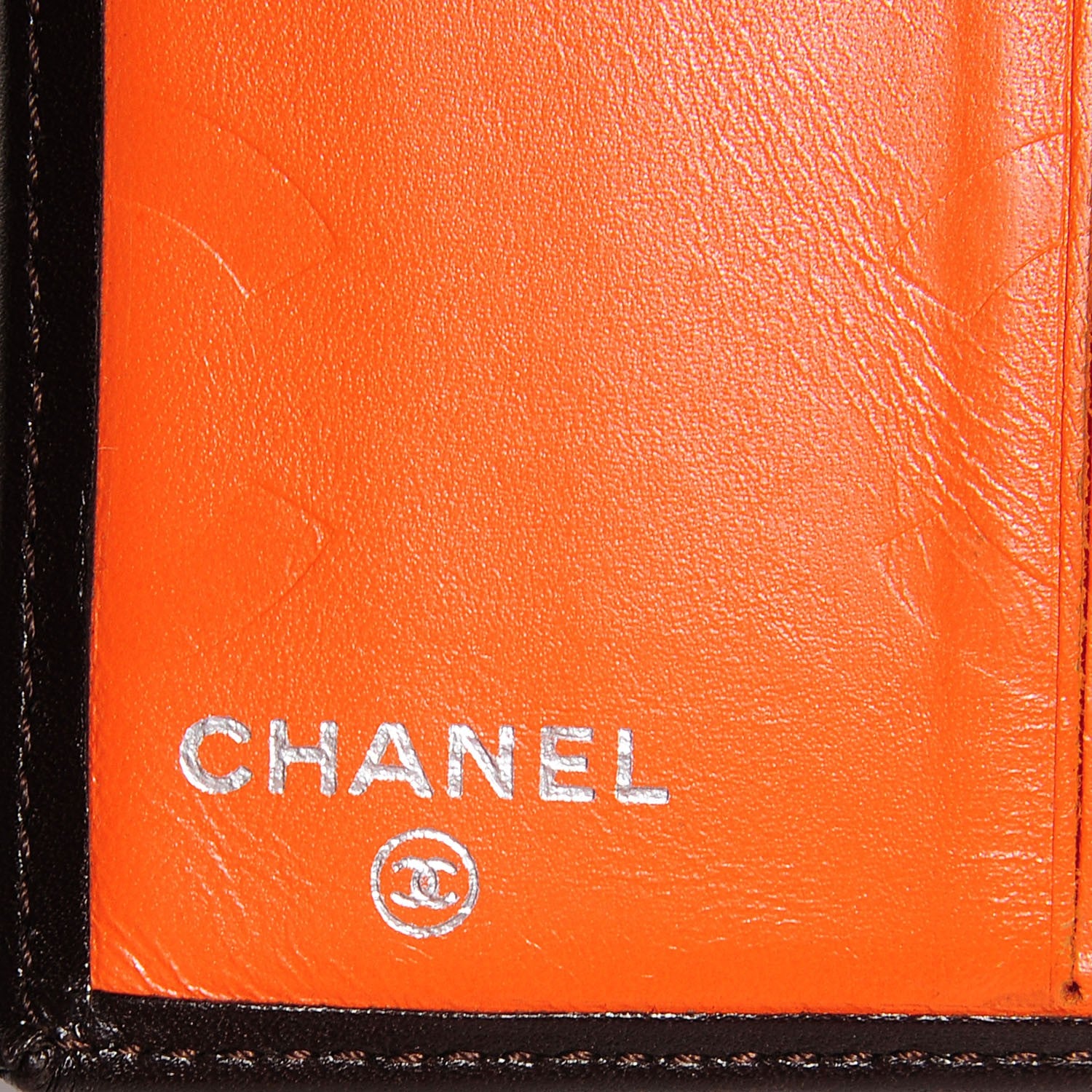 Chanel Calfskin Quilted Cambon Bi-fold Wallet Brown 7 of 9