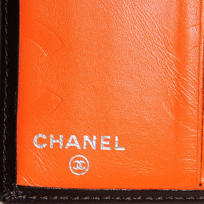 Chanel Calfskin Quilted Cambon Bi-fold Wallet Brown 7 of 9