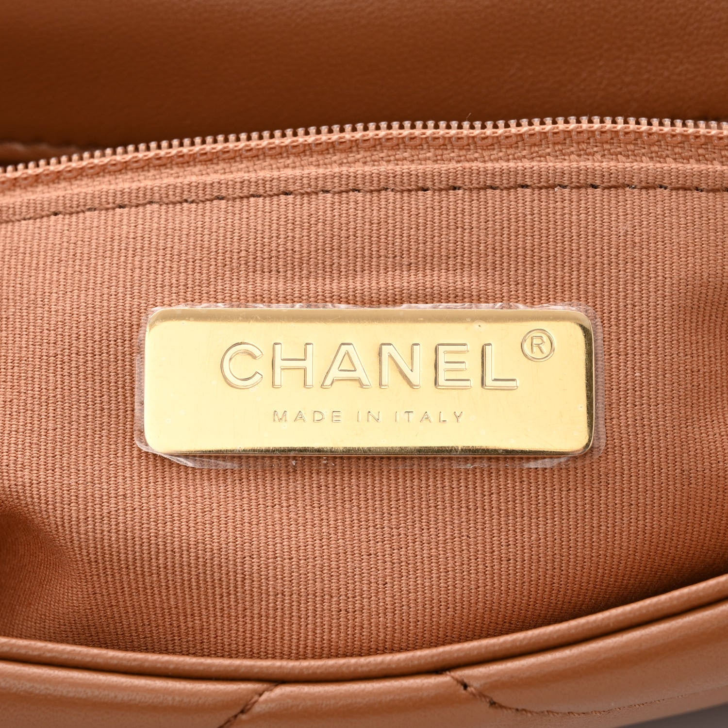 Chanel Lambskin Quilted Medium Chanel 19 Flap Brown 6 of 11