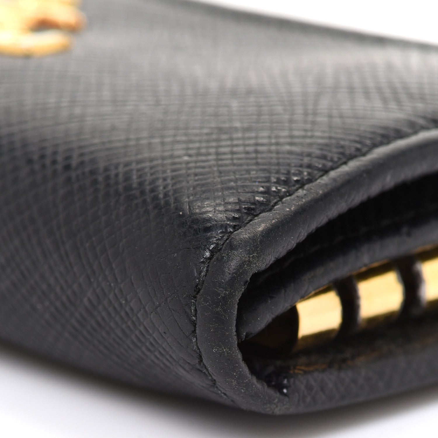 Prada Tessuto Nylon 6 Key Holder Black 11 of 12