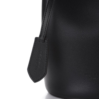 Burberry London Grainy Calfskin Small Lorne Bucket Crossbody Black 9 of 9