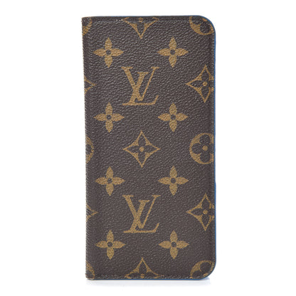 Louis Vuitton Monogram iPhone 6 Plus Folio Case Blue 1 of 7