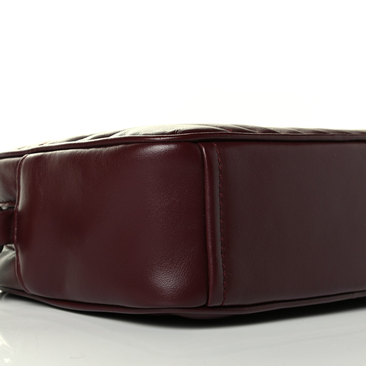 Prada Soft Calfskin Diagramme Crossbody Bag Granato 6 of 7