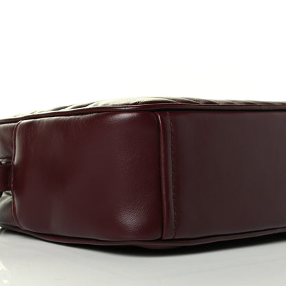 Prada Soft Calfskin Diagramme Crossbody Bag Granato 6 of 7