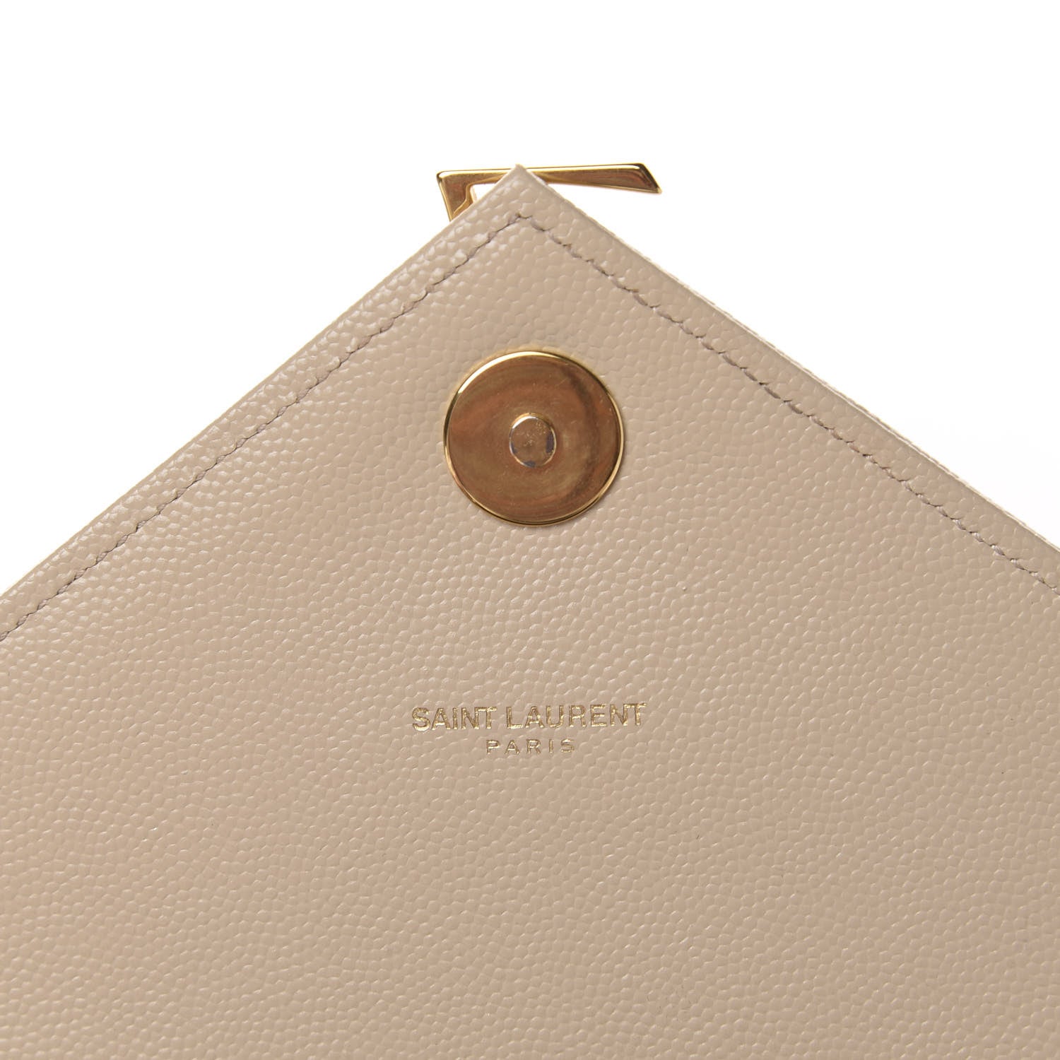 Saint Laurent Grain De Poudre Matelasse Chevron Large Monogram Satchel Nude Powder 9 of 12