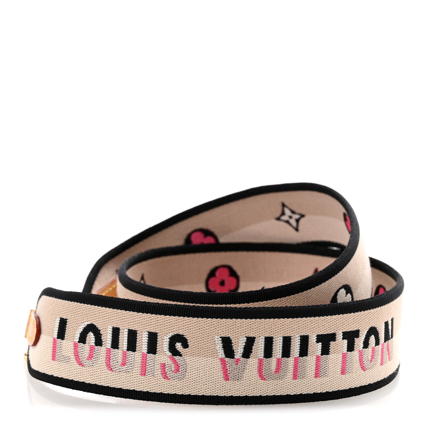 Louis Vuitton Jacquard Diane Shoulder Strap Black 4 of 5