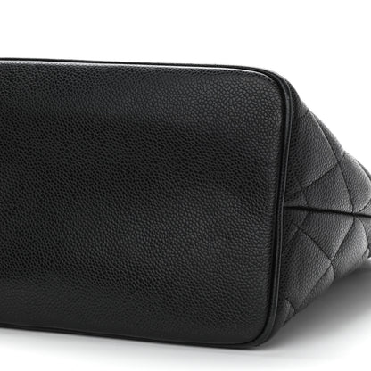 Chanel Caviar Quilted Medallion Tote Black 10 of 12