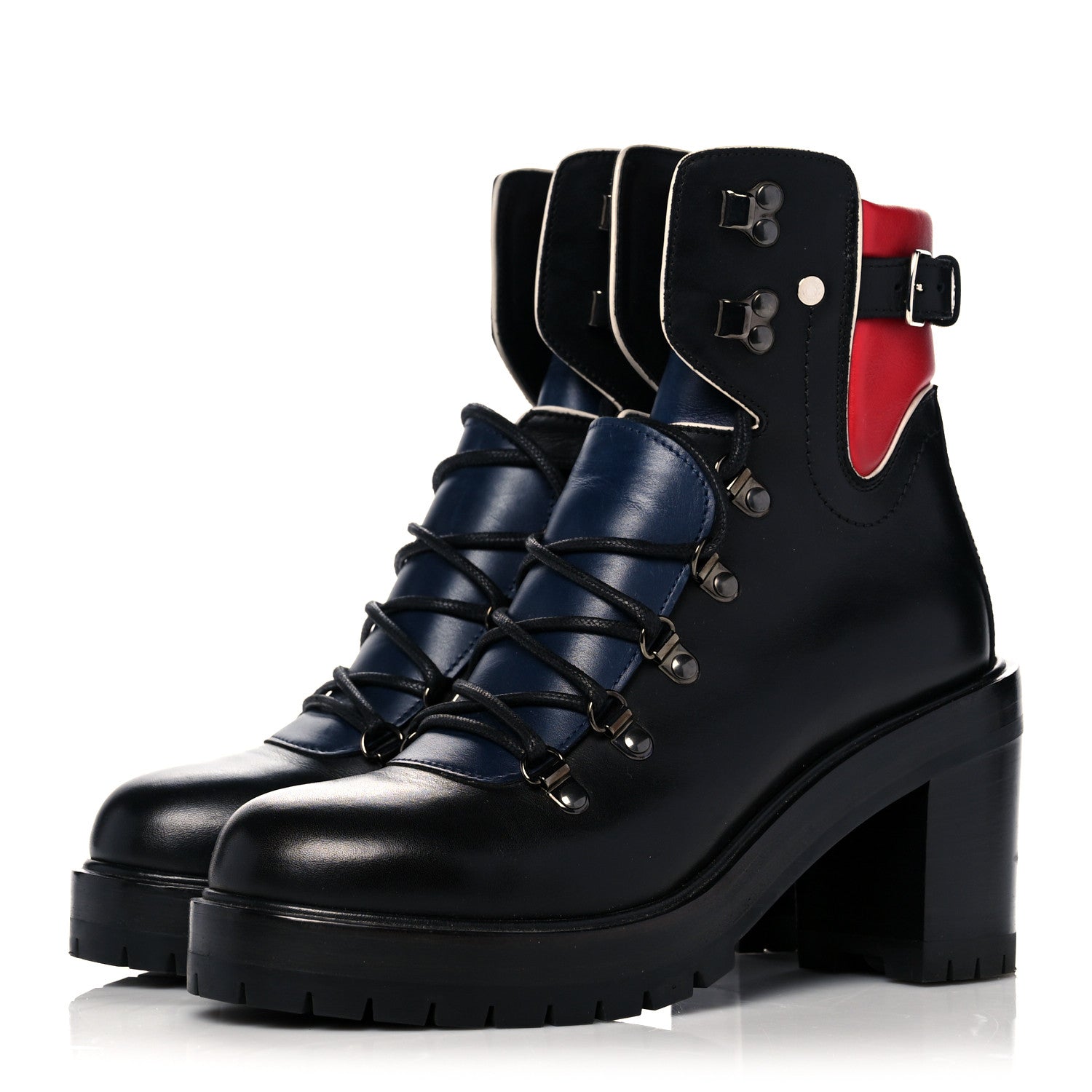 Hermes Greased Calfskin Promenade Boots 37 Black Multicolor 3 of 19