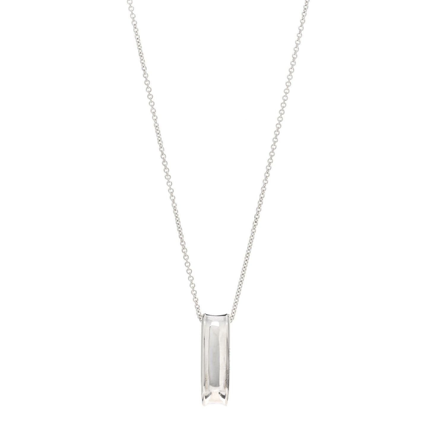 Sterling Silver 1837 Oval Loop Pendant Necklace