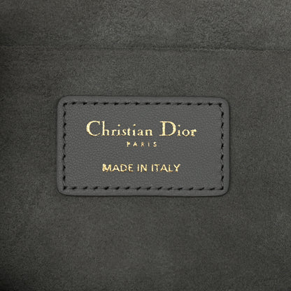 Christian Dior Lambskin Cannage Small Diortravel Vanity Case Grey 5 of 13