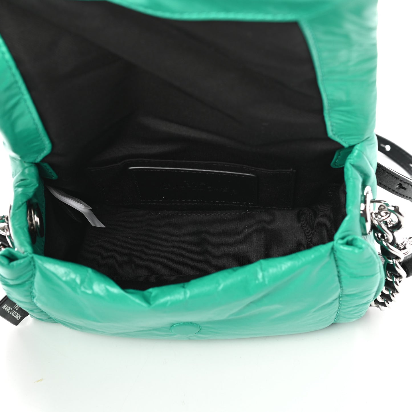 Lambskin The Mini Pillow Bag Emerald