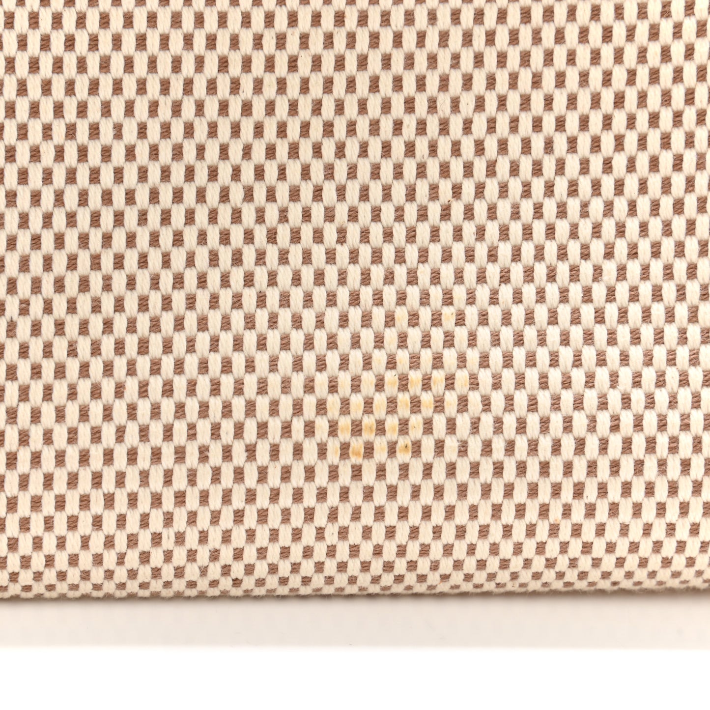 Toile Vache Calfskin Herbag Clutch Natural Black