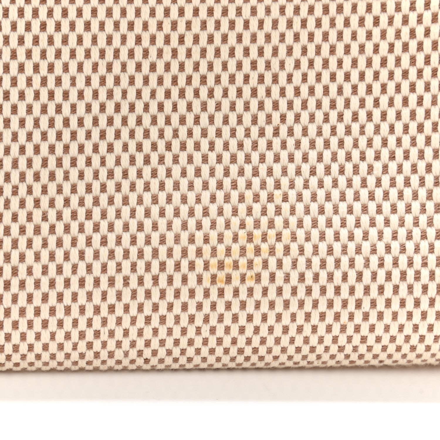 Hermes Toile Vache Calfskin Herbag Clutch Natural Black 21 of 25