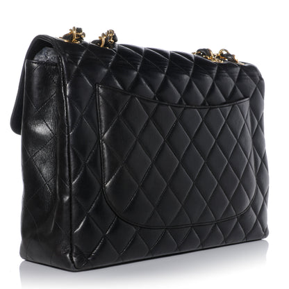 Chanel Lambskin Jumbo Flap Bag Black 3 of 9