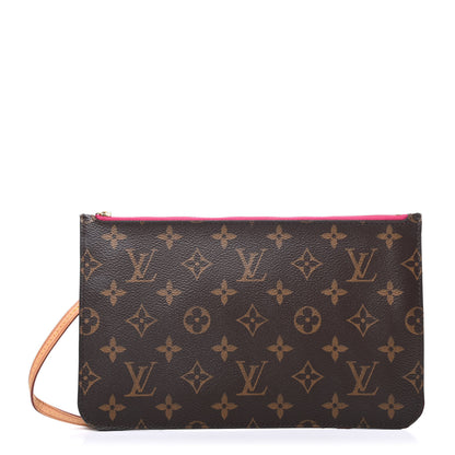 Louis Vuitton Monogram Neverfull MM GM Pochette Pivoine 1 of 7
