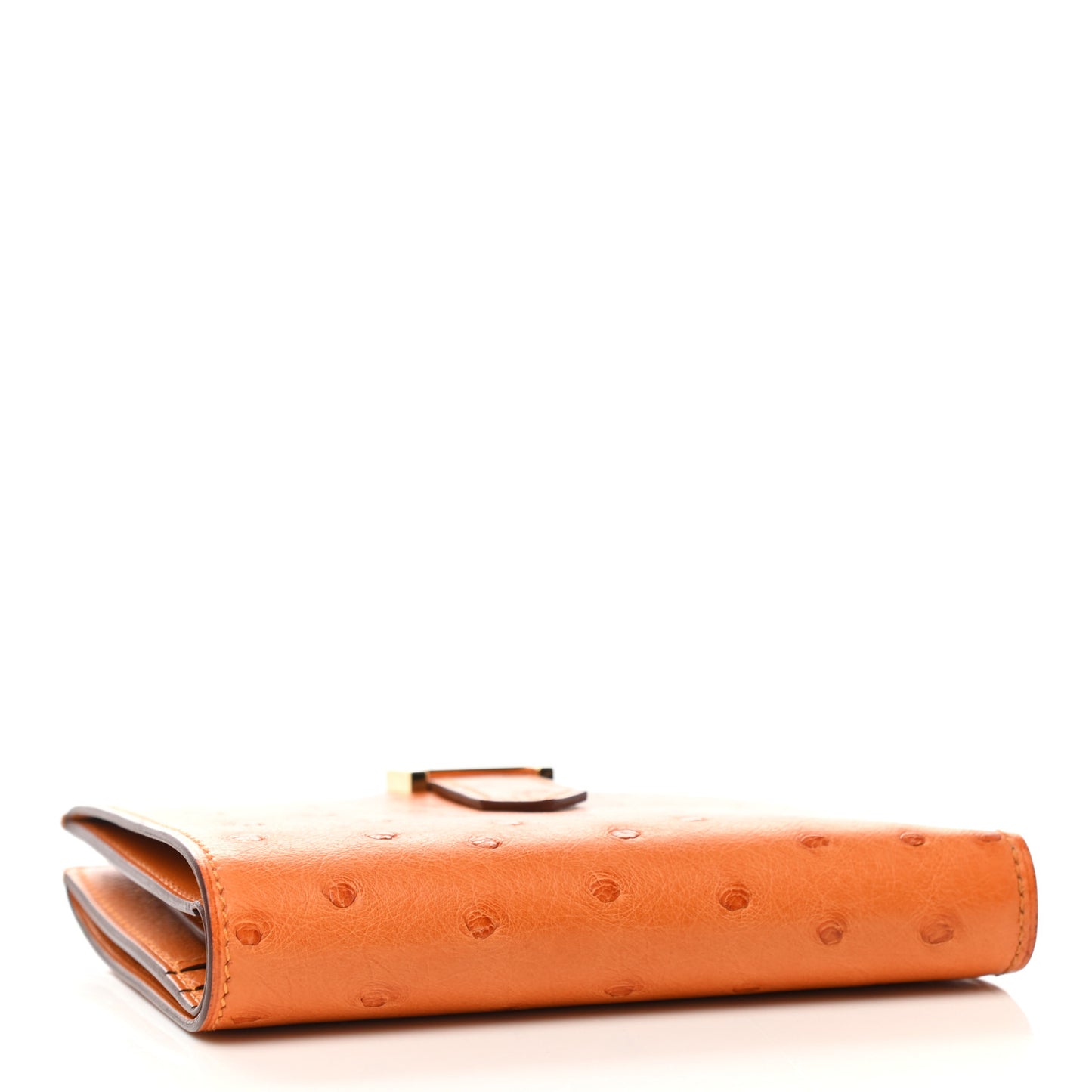 Ostrich Bearn Compact Wallet Orange