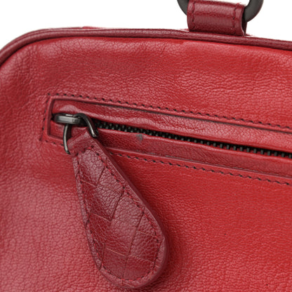 Bottega Veneta Madras Goatskin Sfumato Heritage Brera Bright Red 11 of 13