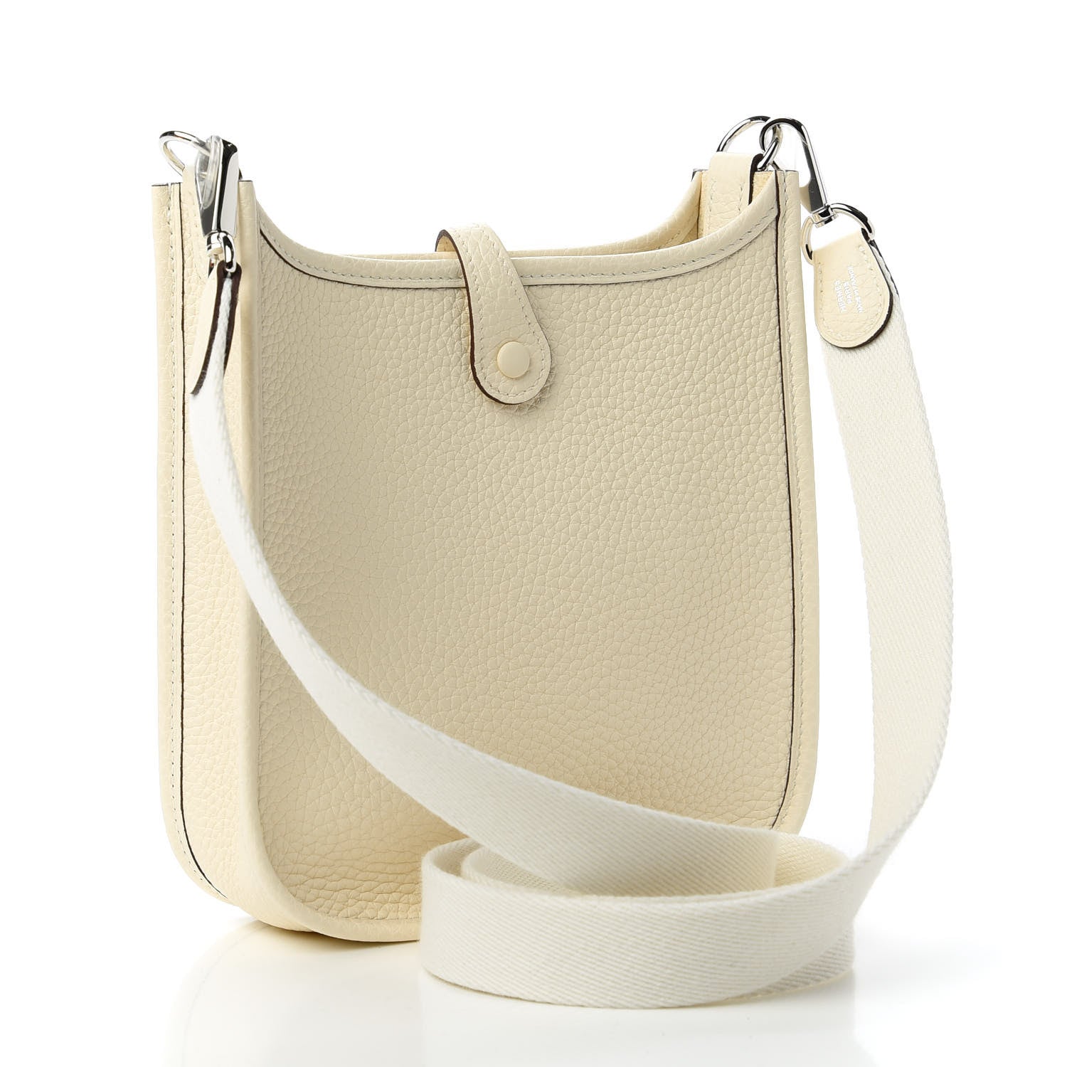 Hermes Taurillon Clemence Amazone Evelyne TPM Nata Craie 3 of 10