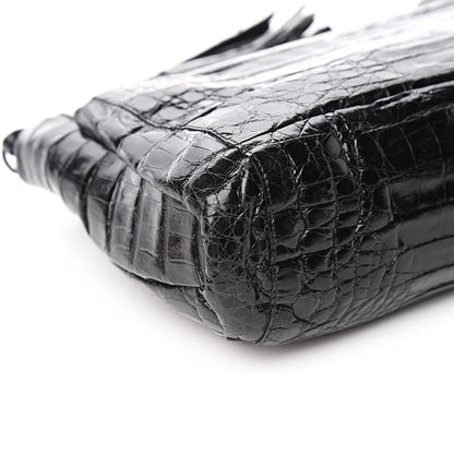 Nancy Gonzalez Crocodile Shoulder Bag Black 9 of 11