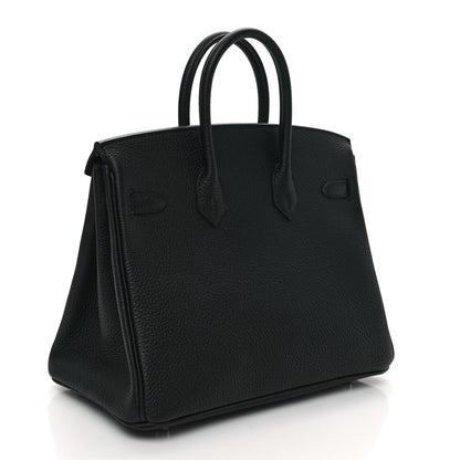 Hermes Togo Birkin 25 Black 3 of 11