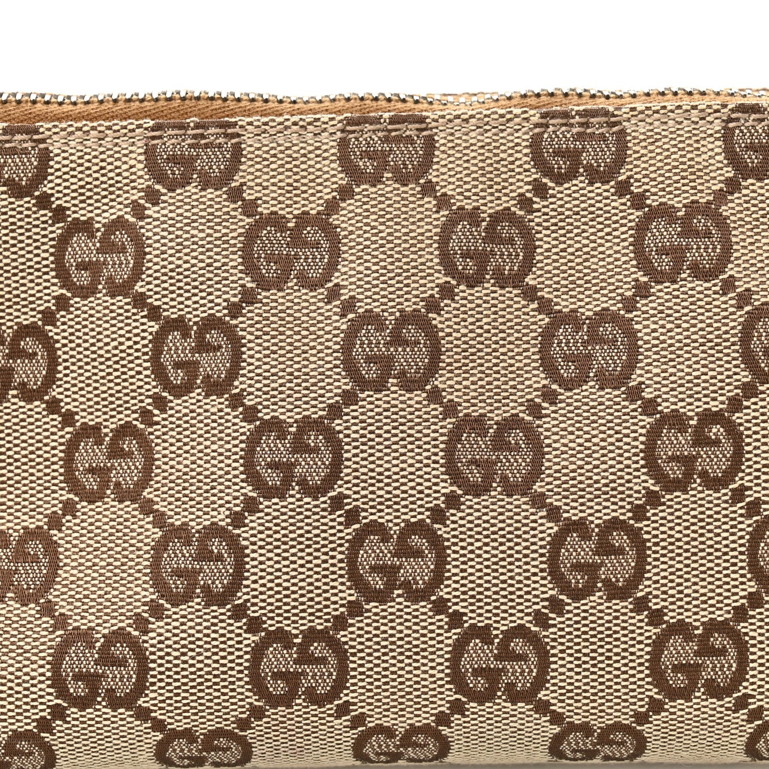 Gucci Monogram Small Pochette Tan 8 of 10