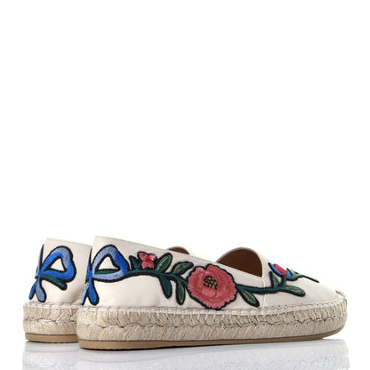 Gucci Nappa Ophelia Espadrilles 36 Mystic White 4 of 9