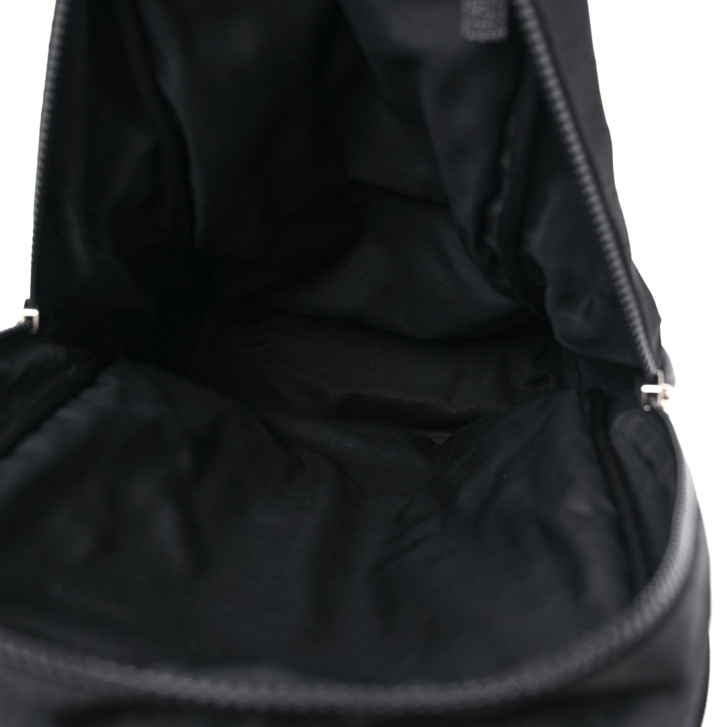 Nylon Monogram Slim Backpack Black