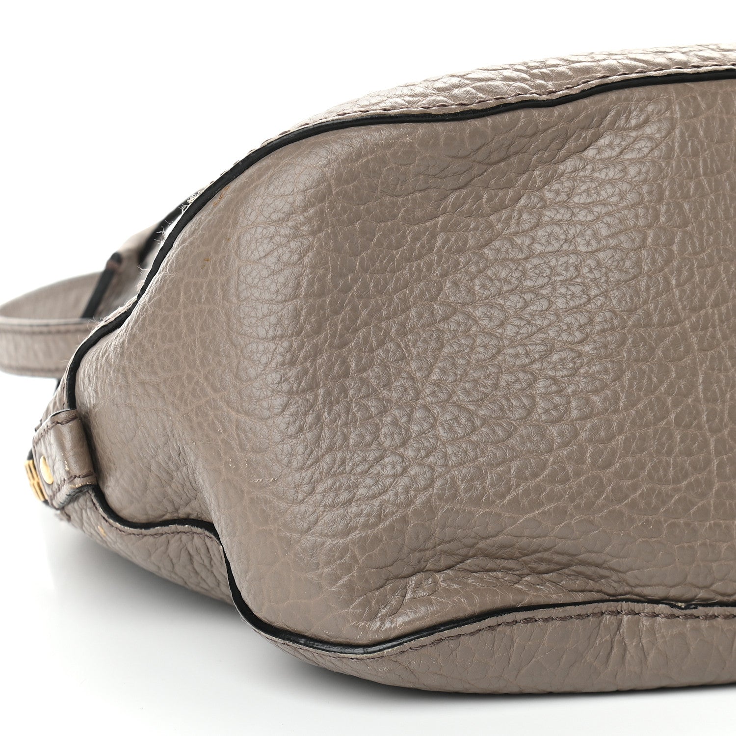 Burberry Heritage Grain Small Orchard Bowling Bag Pale Taupe 9 of 13