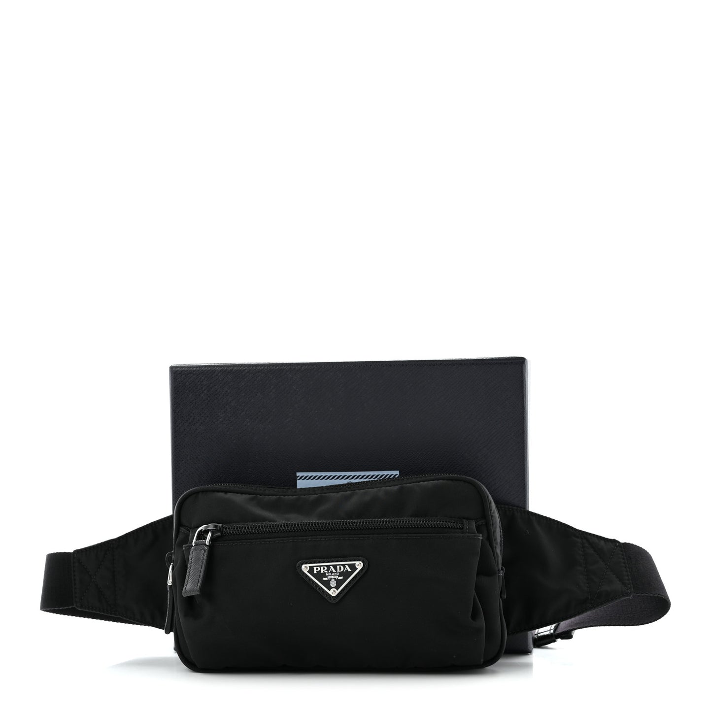 Tessuto Nylon Belt Bag Black