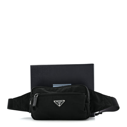 Prada Tessuto Nylon Belt Bag Black 9 of 9