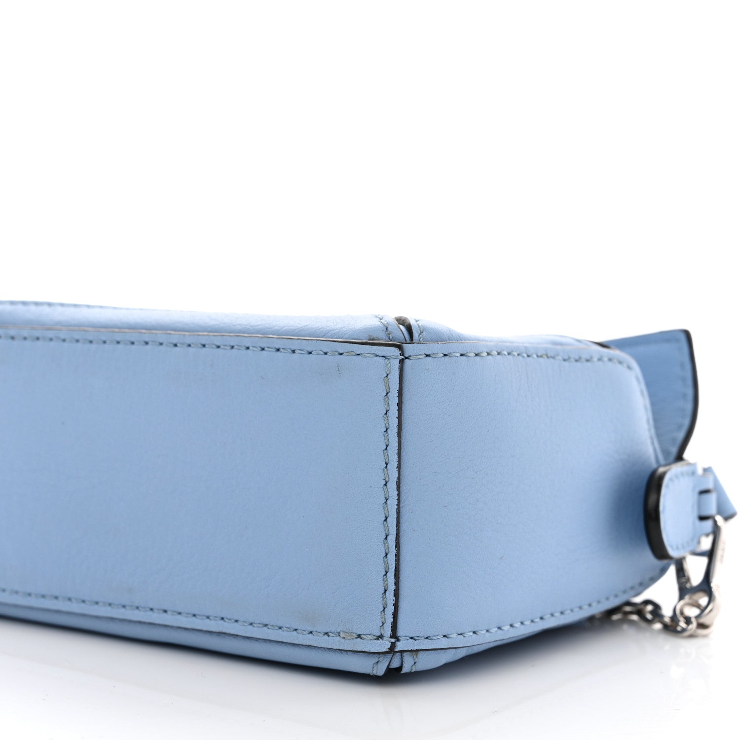 Loewe Calfskin Nano Puzzle Bag Blue 10 of 11
