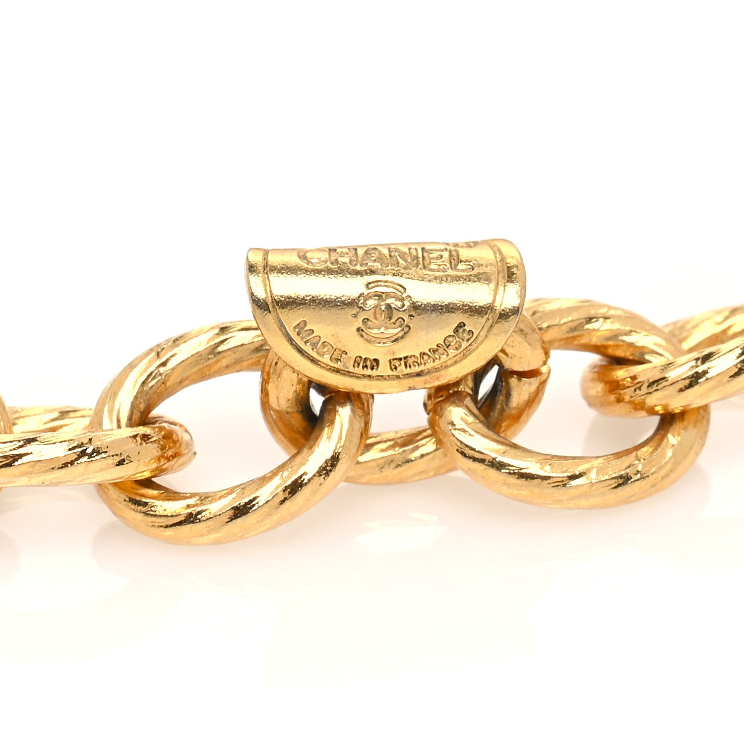 Chanel Metal CC Charm Short Necklace Gold 11 of 12