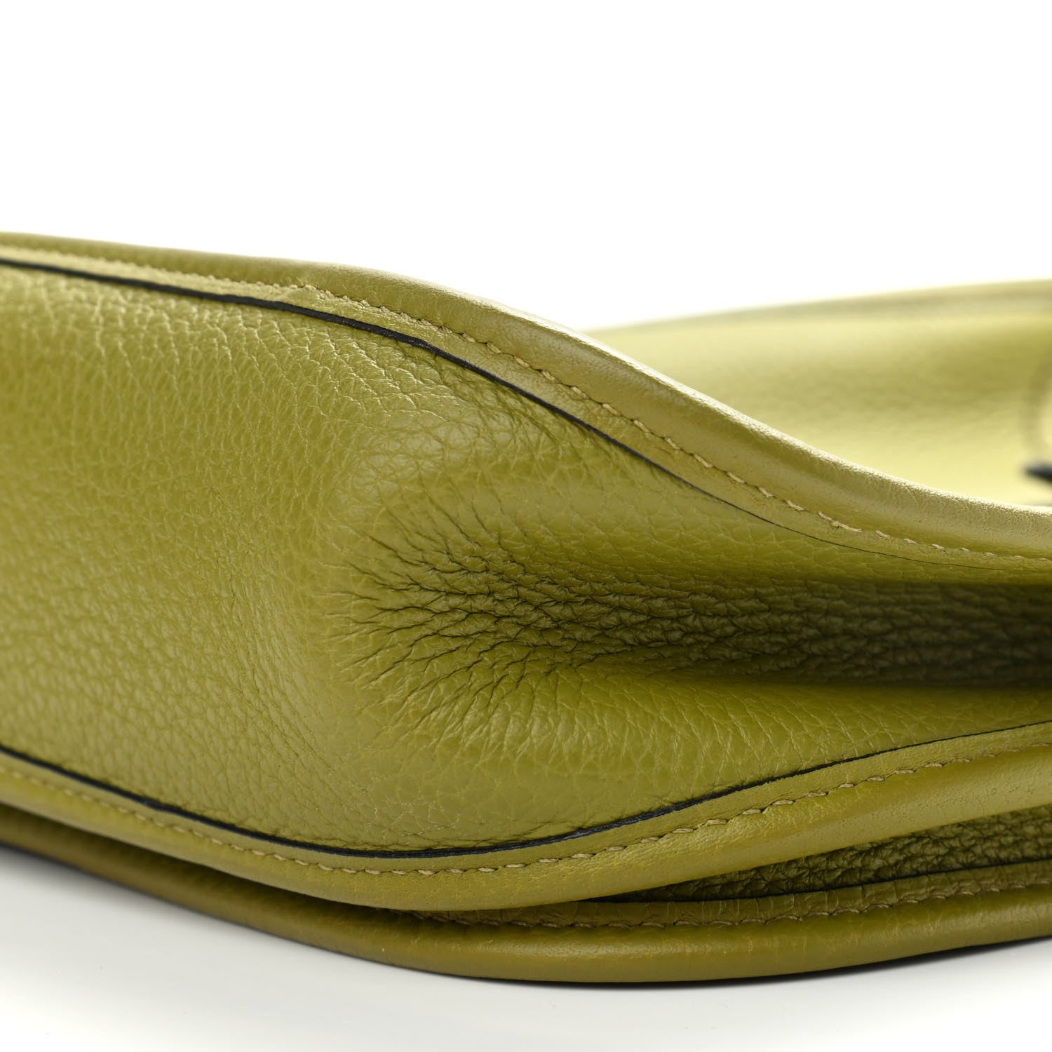 Hermes Taurillon Clemence Evelyne II PM Vert Chartreuse 9 of 9