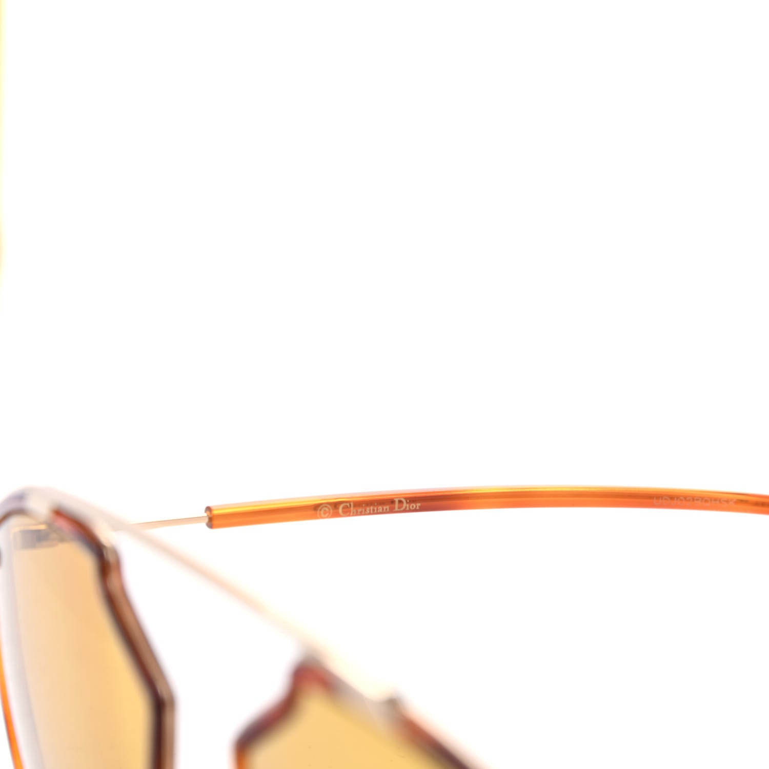 Christian Dior Mirrored So Real Rise Sunglasses Yellow 5 of 7