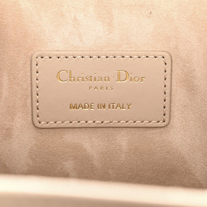 Christian Dior Calfskin CD Embossed Medium C'est Dior Bag Powder Beige 6 of 10