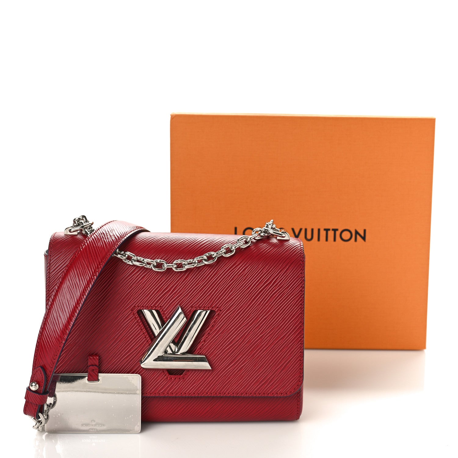 Louis Vuitton Epi Twist Top Handle Shoulder Bag MM Coquelicot 10 of 10