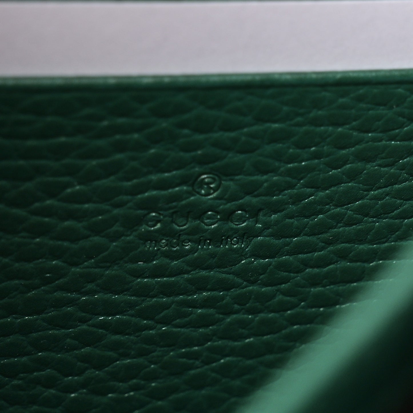 Calfskin Mini Dionysus Chain Wallet Emerald