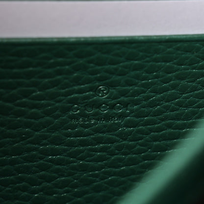 Gucci Calfskin Mini Dionysus Chain Wallet Emerald 6 of 11