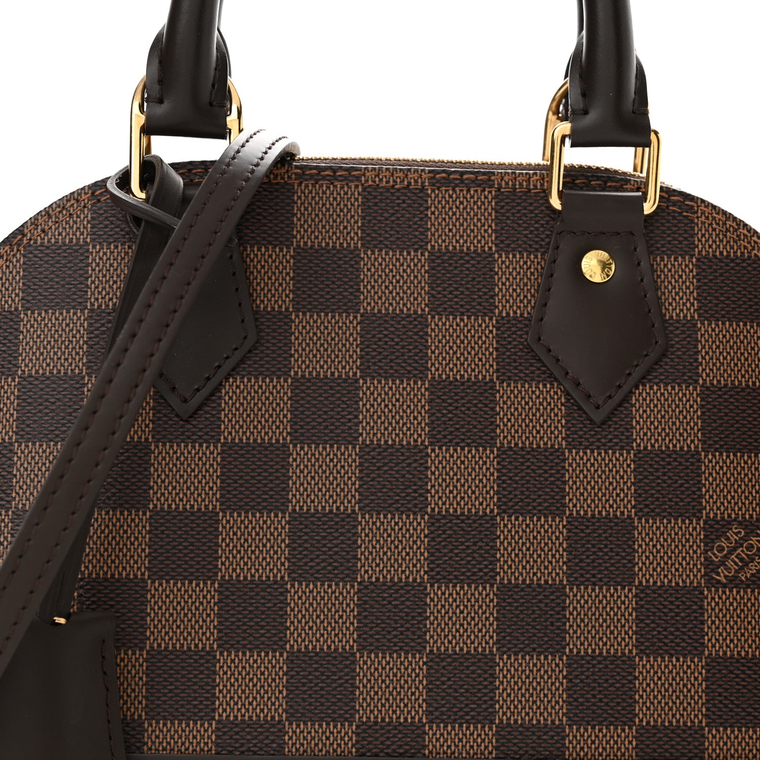 Louis Vuitton Damier Ebene Alma BB 8 of 10