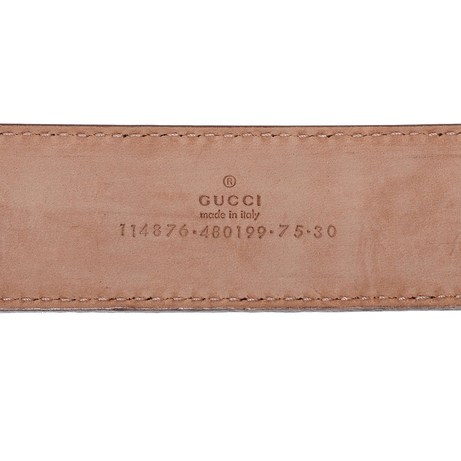 Gucci Guccissima Interlocking G Belt Black 75 30 3 of 4