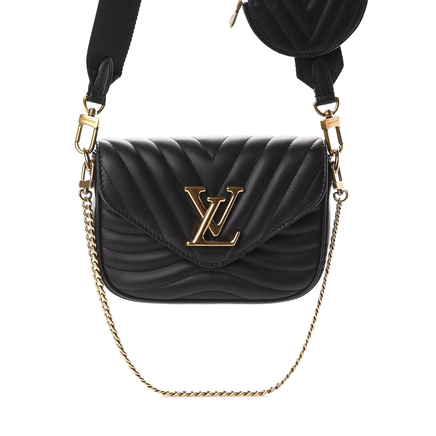Calfskin New Wave Multi Pochette Black