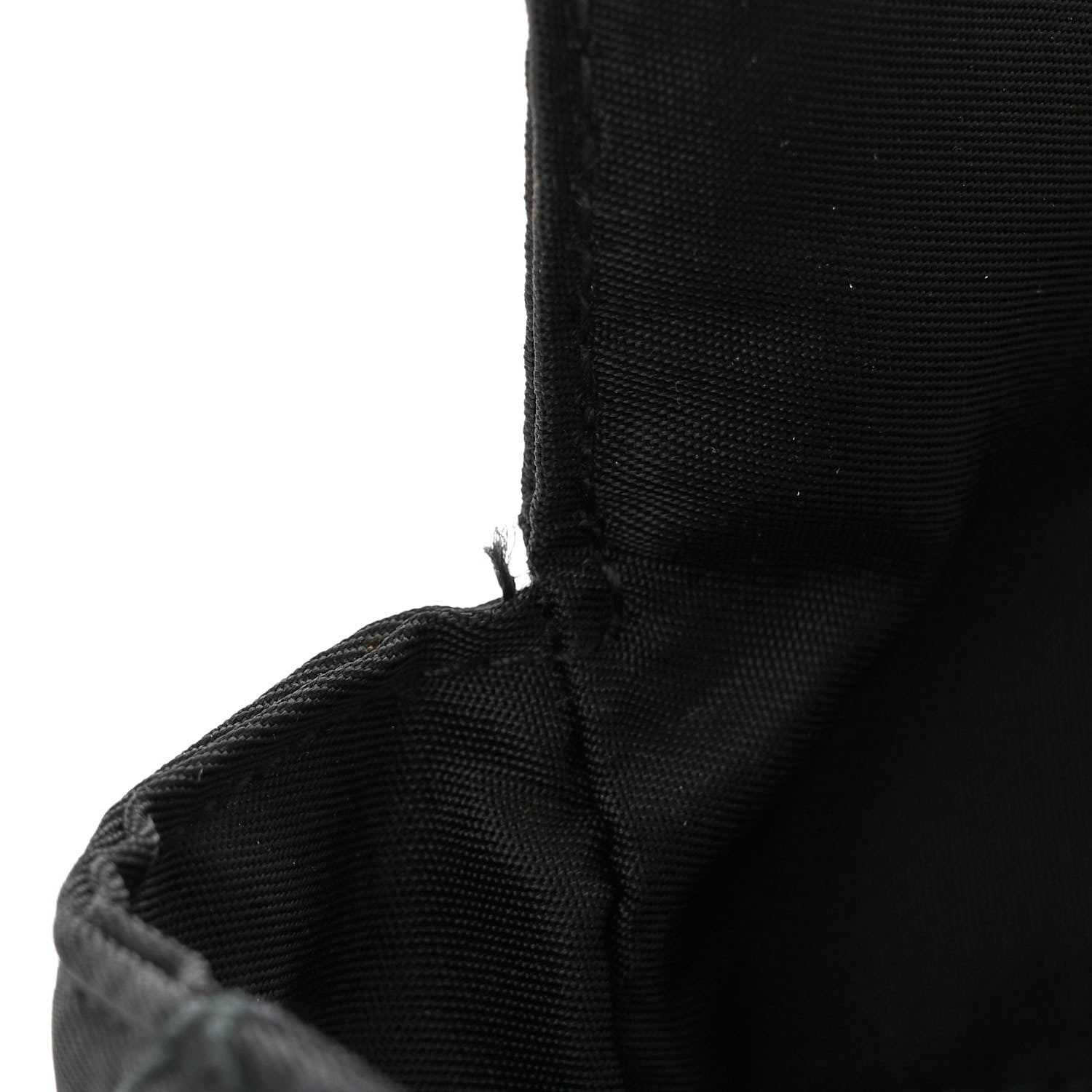 Prada Nylon Tessuto Quilted Chain Shoulder Bag Black 11 of 11